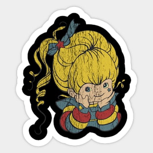 rainbow brite 80s Sticker